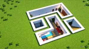 МАЙНКРАФТ Как построить современный подземный дом для выживания - Minecraft новые видео