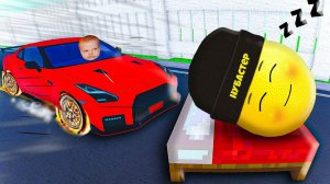 Я СПЛЮ НА ДОРОГЕ в ROBLOX!