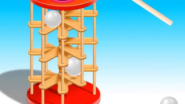 Учим фигуры с цветными шариками - Коллекция Colors & Shapes для детей смотреть онлайн