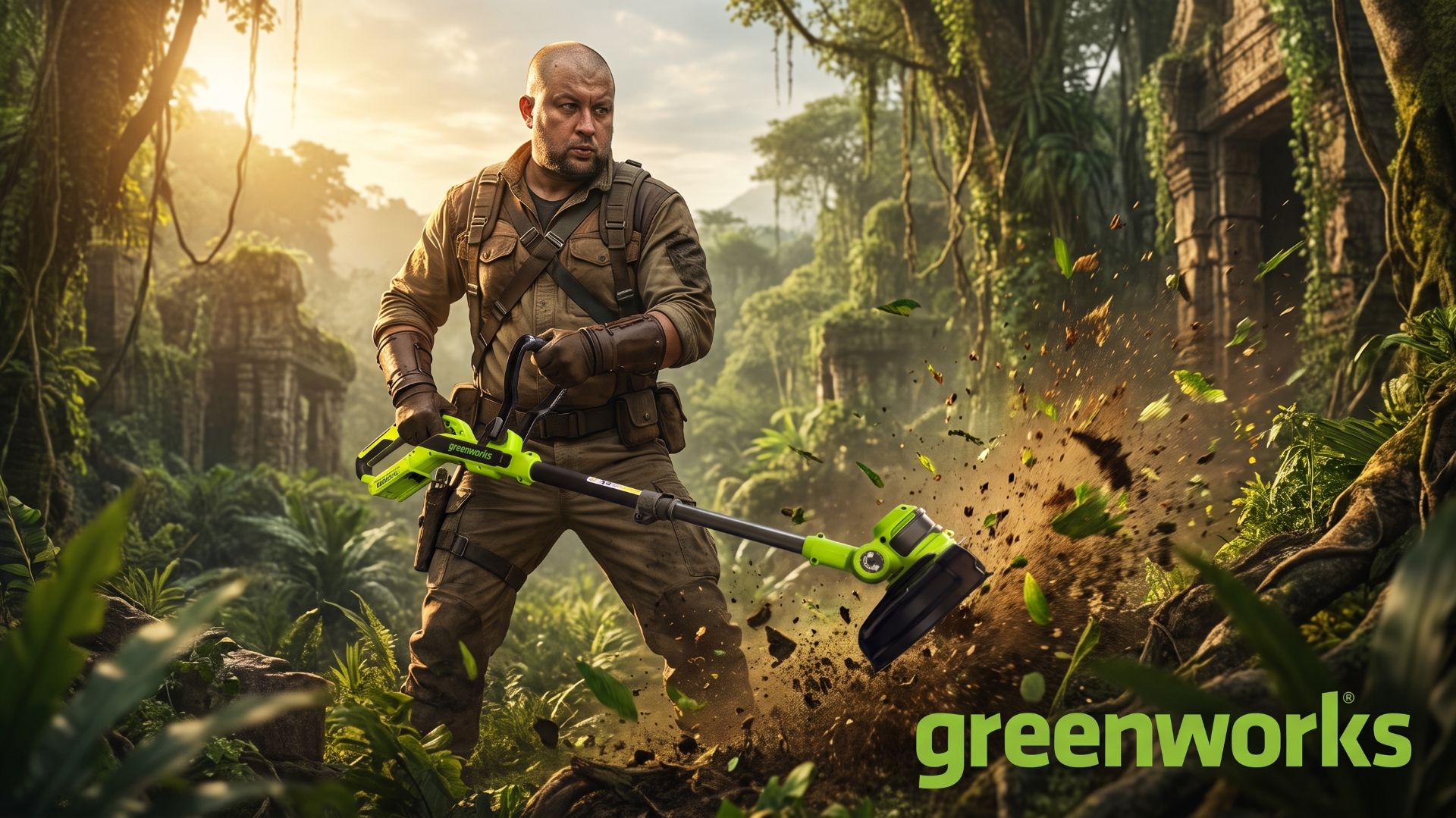 Аккумуляторный триммер GREENWORKS ST3002A3 смотреть онлайн