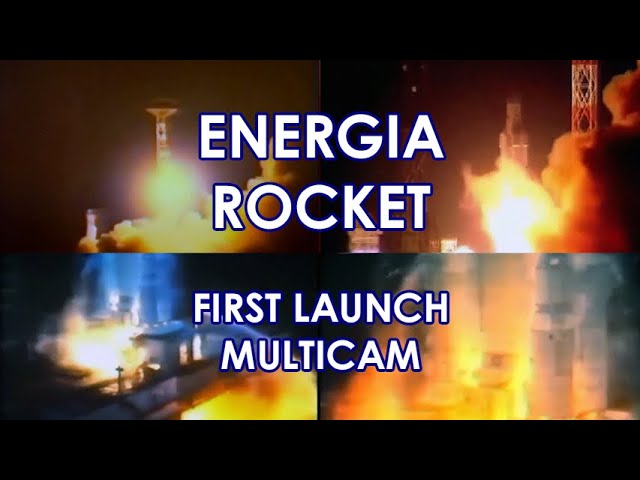 ENERGIA - First Flight with Polyus Military Prototype (1987/05/15) - Soviet Launch Vehicle смотреть онлайн