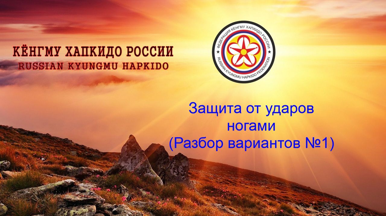 Кёнгму Хапкидо. Защита от ударов ногами. (Разбор вариантов №1)