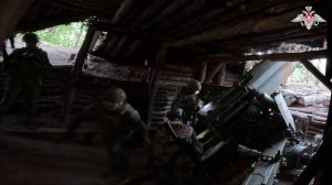 Боевая работа подразделений группировки войск «Запад» в районе Красного Лимана