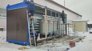 Видео обзор готовой бытовки на заказ.