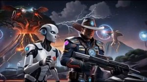SPACEDISCO 1980 - The agent cowboy and aliens in Planet Vortex