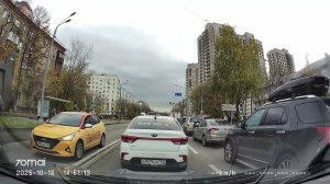 Driving in Moscow agglomeration: Люберцы - Марьино - Зябликово 18/10/2025 (timelapse 4x)