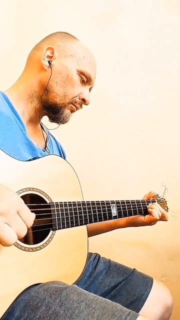 Фрагмент пьесы для гитары - Guitar piece fragment смотреть онлайн