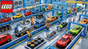 Я сделал автоматическую линию сборки автомобилей LEGO!⚙️