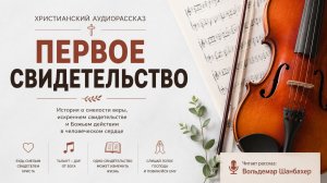 Первое свидетельство | Христианский рассказ