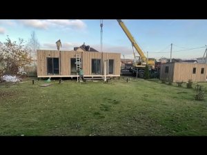 Как проходит монтаж модульного дома
