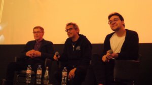 Виктор Гинзбург, Алексей Родионов и Егор Беликов на спецпоказе «Generation П» 2021