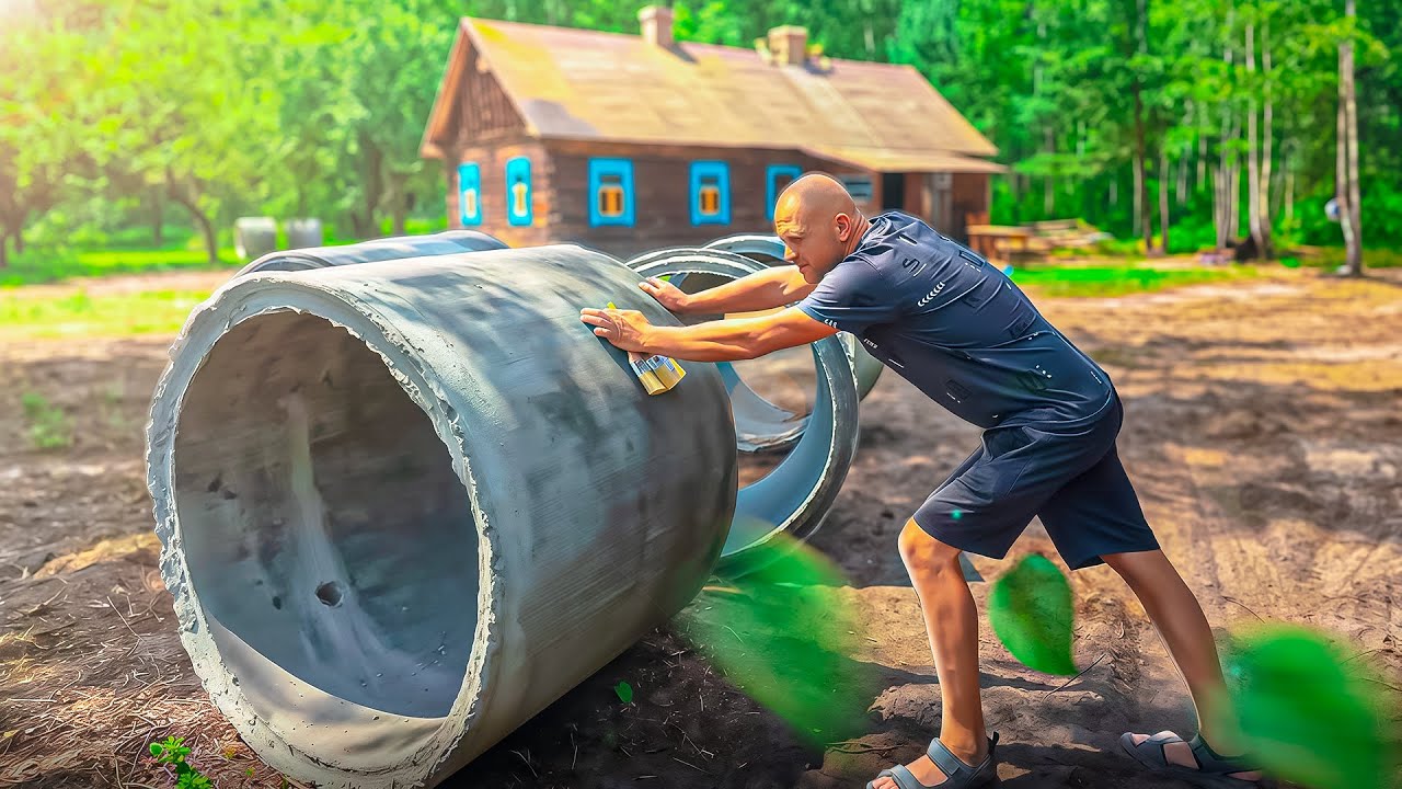 Купил себе тихий хутор, а его отжали и переименовали.🏡🌲Исследуем озеро и лес вокруг дома! смотреть онлайн