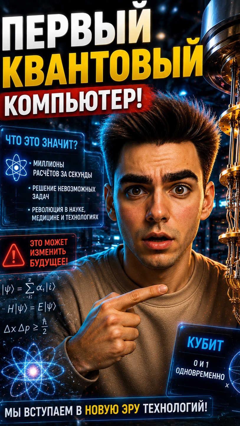 Первый квантовый компьютер!