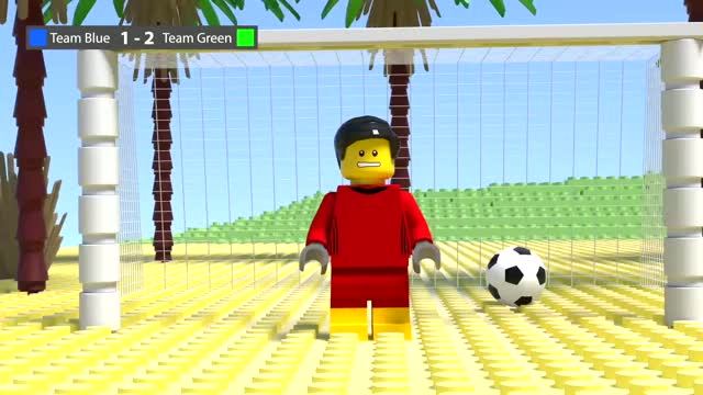 LEGO Фейл Что пошло не так на пляжном футболе? Лего Видео детям