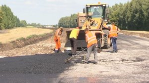 Асфальт европейского уровня кладут  в Токарёвском районе