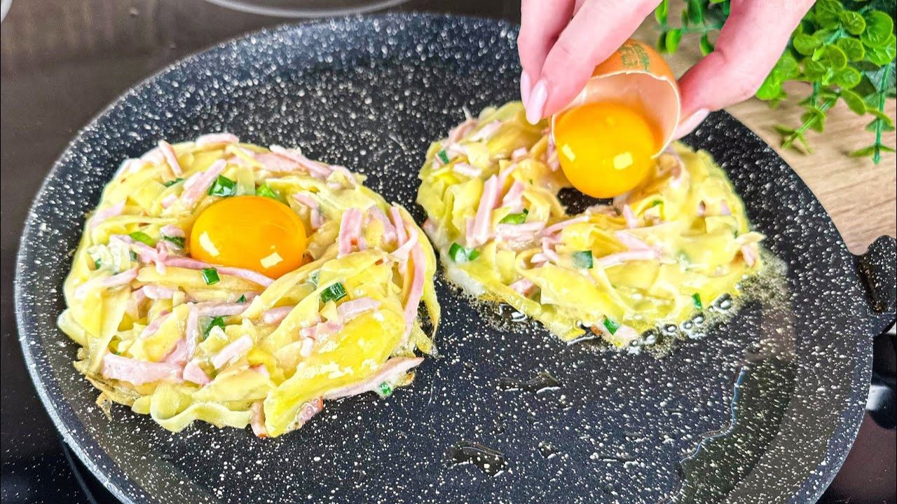 Вкусный и очень Быстрый завтрак. Уверяю, покорит любого! Такой завтрак готовлю 3 раза в неделю! смотреть онлайн