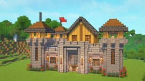 МАЙНКРАФТ Как построить замок для выживания - Minecraft новые видео