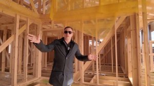 Показываем важные конструктивные элементы каркасного дома.