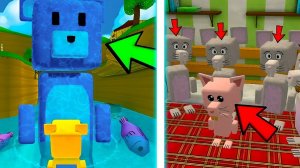 Новый босс и армия крыс! Забавное /прохождение игры Super Bear Adventure!