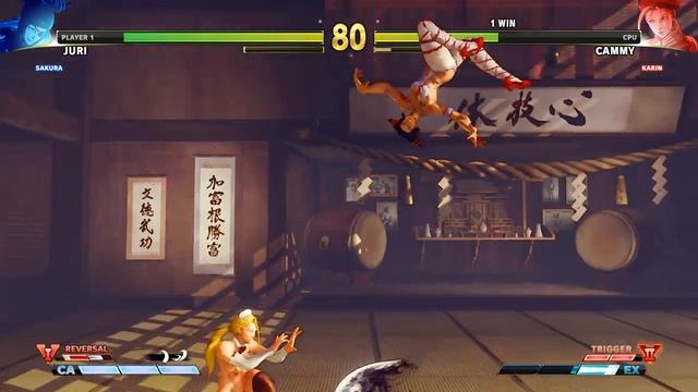 Street Fighter V AE Chun Li_Juri_Sakura vs Laura_Cammy_Karin PC Mod смотреть онлайн