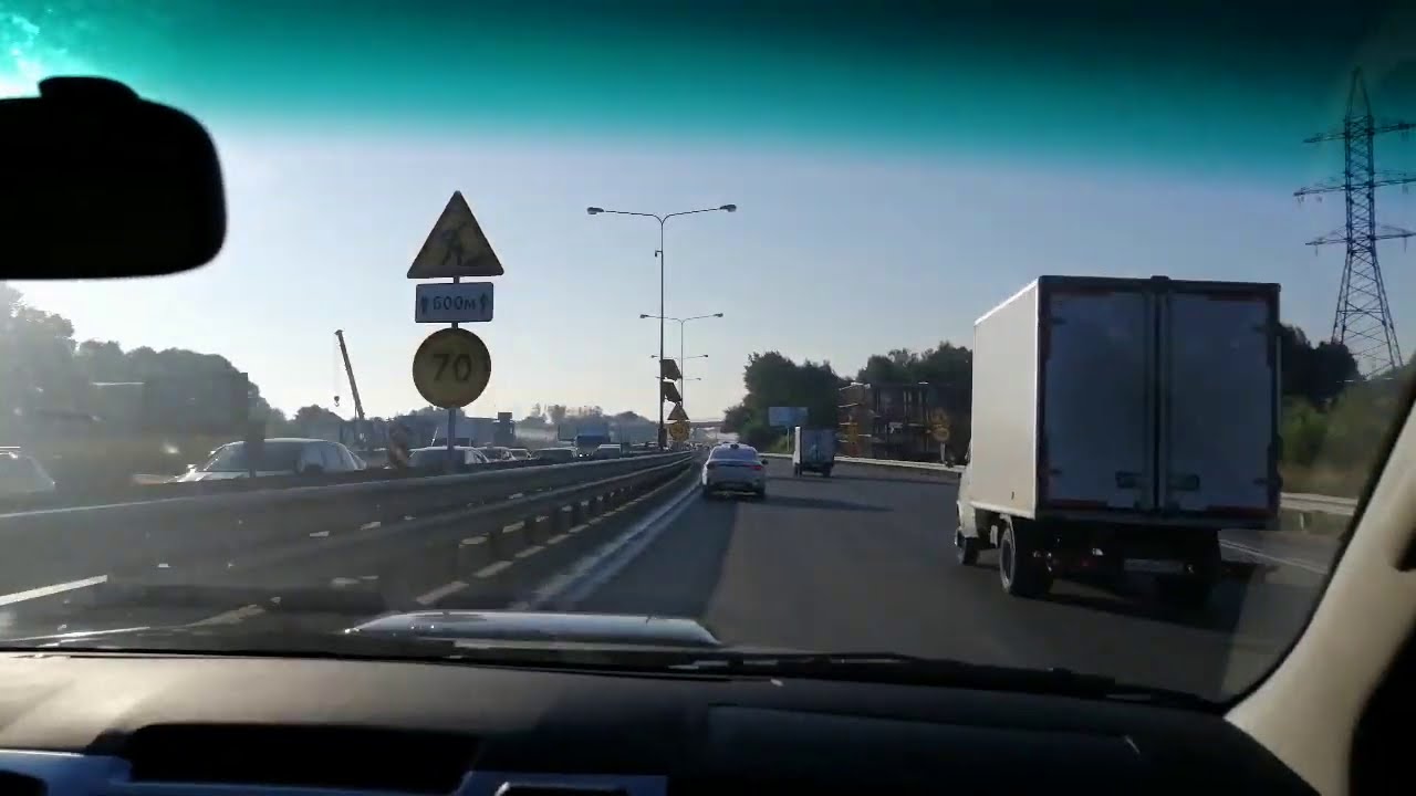 Выезд из Москвы М-5 Урал, Новорязанское шоссе, , Московская область, 17 августа 2020г. смотреть онлайн