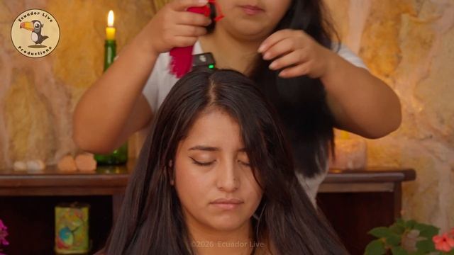 Purificación energética y masaje de relajación ASMR con sonidos y susurros suaves de María Elisa смотреть онлайн