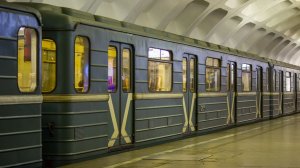Замоскворецкая линия. Поездка на метровагоне 81-714.5 (ЛВЗ/ВМ) от Аэропорта до Водного Стадиона