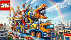 Я построил огромный водяной пистолет LEGO из ничего