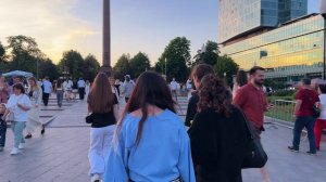 Красивые девушки Москвы летом 😍 Вечерняя прогулка и уличная мода