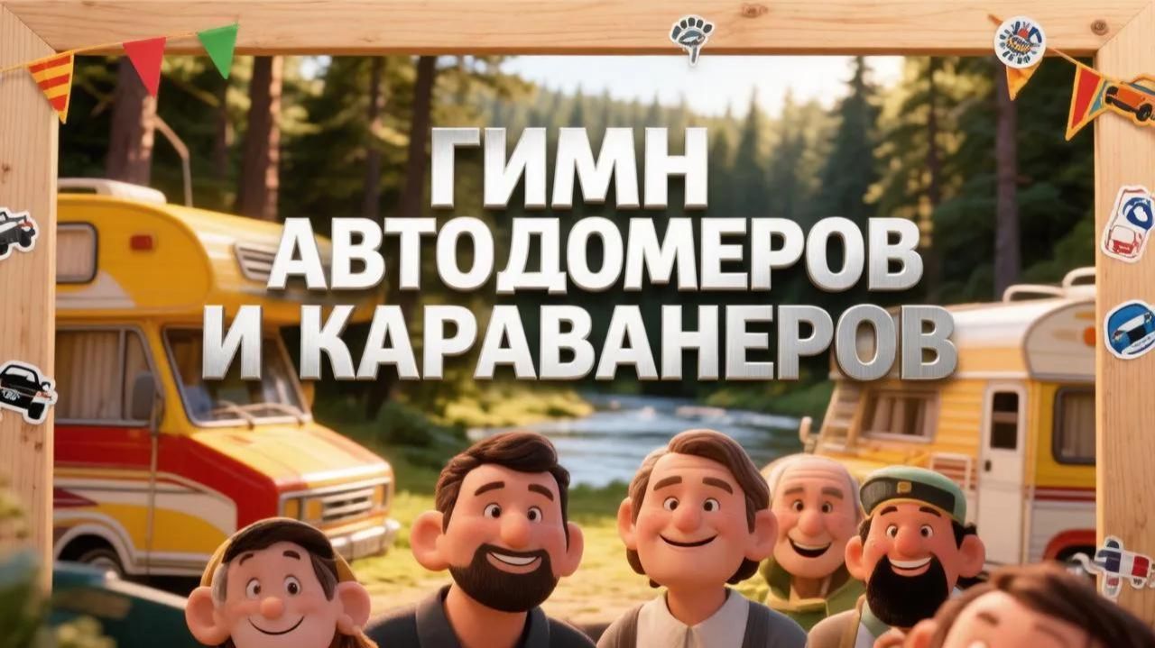 Гимн караванеров и автодомеров (Народная, гитарно костровая версия). Автодом. Vanlife