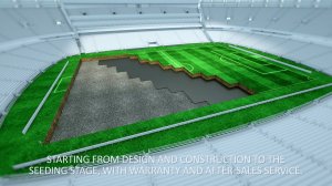 Техническая визуализация для GRASSMAX. 3д анимация технологического процесса строительства.
