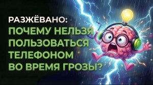 Почему НЕЛЬЗЯ пользоваться телефоном во время грозы? Правда, которую должен знать каждый. Физика
