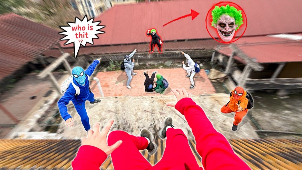 Кто находится в заброшенном доме? Spider man Человек паук смотреть онлайн