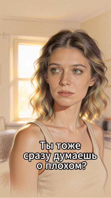 Ты тоже сразу думаешь о плохом?