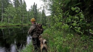 РЫБАК ПРОБРАЛСЯ НА ЗАПРЕТНУЮ РЕКУ И БЫЛ УДИВЛЁН. С СОБАКОЙ НА ЗАПРЕТНУЮ РЕЧКУ.ДИКАЯ РЕКА УДИВИЛА