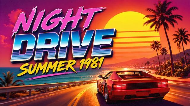 Night Drive Summer 1981 – Synthwave Summer Nights & Neon Roads смотреть онлайн