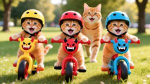 Мама-кошка подстригает шерсть на ферме и делает тигровую шапку для котят дома🐾🎩🐯