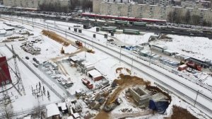 Строительство подземного перехода Дмитровское шоссе, 29, платформа МЦД-1 Петровско-Разумовская