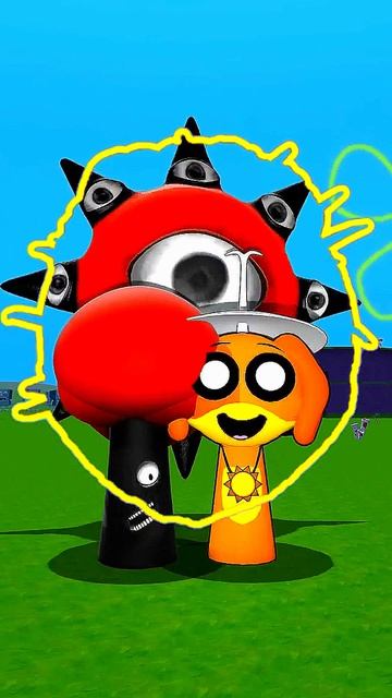 SIMON YELLOW & MR SUN & MRS MOON INCREDIBOX SPRUNKI ✨ #shorts #incredibox #sprunki