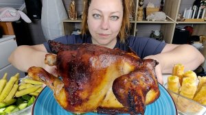 Мукбанг Сырая курица гриль и испорченное настроение..(