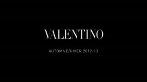 Показ женской коллекции Valentino осень-зима 2012-2013