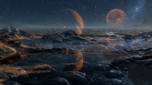 Прохождение через Небесное царство - Атмосферная космическая музыка и визуальные эффекты Космическог