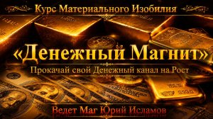 Денежный Магнит. Активация Денежного Потока (Канала) на Рост. Курс Материального Изобилия.