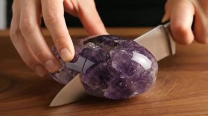 АСМР ASMR ИИ  Огранка кристаллических белых картофелин с звуками щелчков и хруста 🎧 Для концентраци