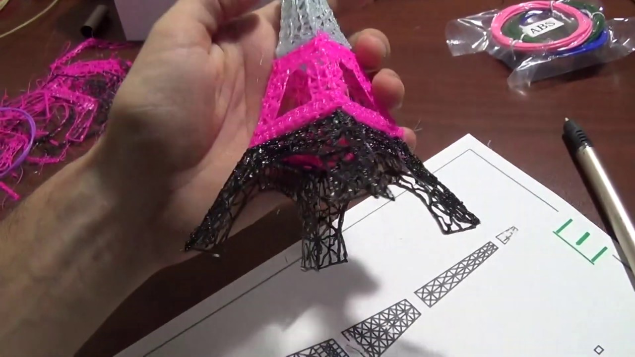 3D ручка - PLA оставшиеся куски