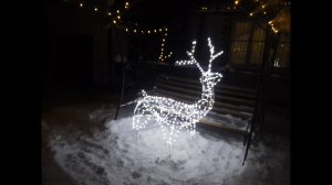 НОВОГОДНИЙ СВЕТЯЩИЙСЯ ОЛЕНЬ СВОИМИ РУКАМИ Christmas Deer