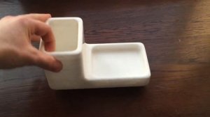 Мыльница из стаканом из камня