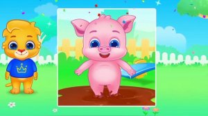 Детский развивающий мультфильм, пазлы, головоломка