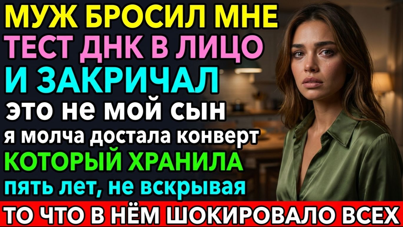 Истории из жизни Свекровь 5 лет шептала сыну, что ребёнок не его. Финал потряс всю семью. Аудиокниги смотреть онлайн