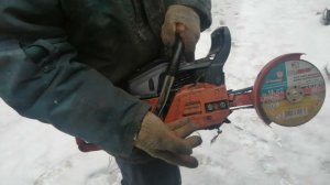 Ошибка ,Бензопила болгарка  Как не надо делать